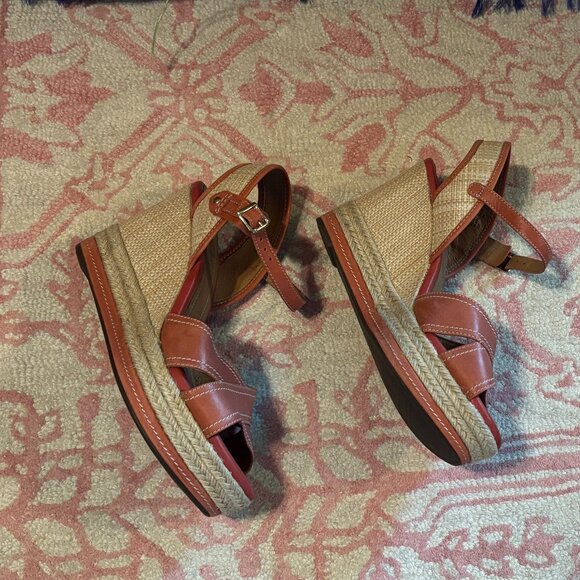 Clarks Women's Amelia Air Espadrille Platform Wedge Sandals - 9 - Picture 3 of 3